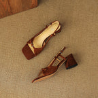 Capris Genuine Leather Sandals