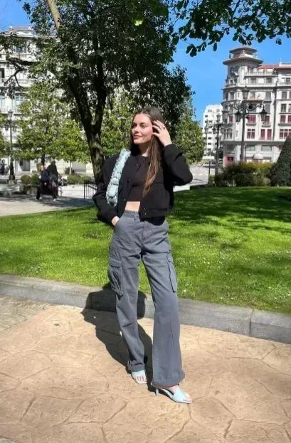 Adjustable Straight Fit Cargo Pants